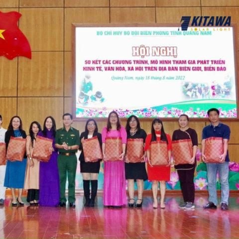 KITAWA ủng hộ 50 đèn cho vùng biên giới tỉnh Quảng Nam