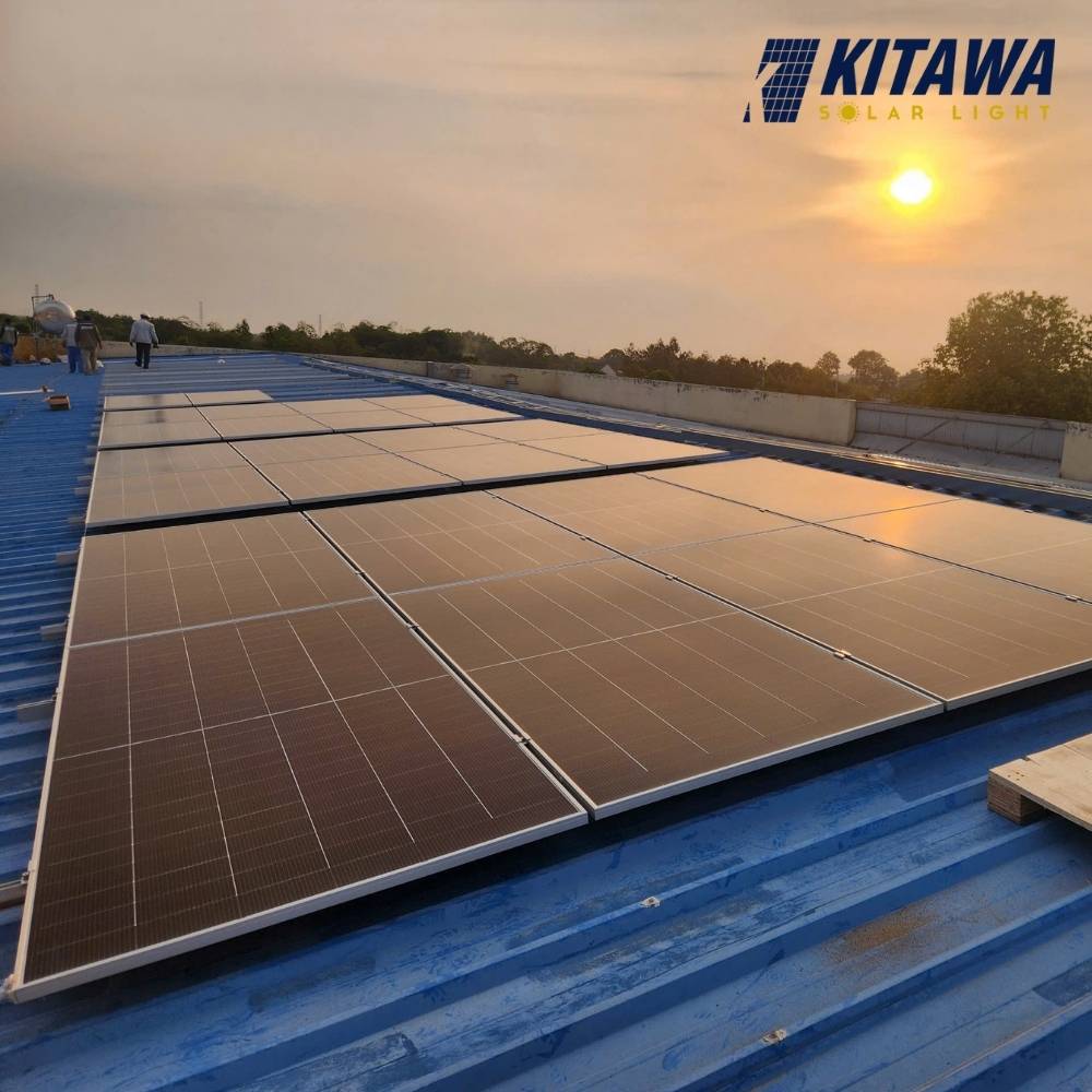 Lắp điện mặt trời hòa lưới 60kW ở Cà Mau cho xưởng Thiên Phát
