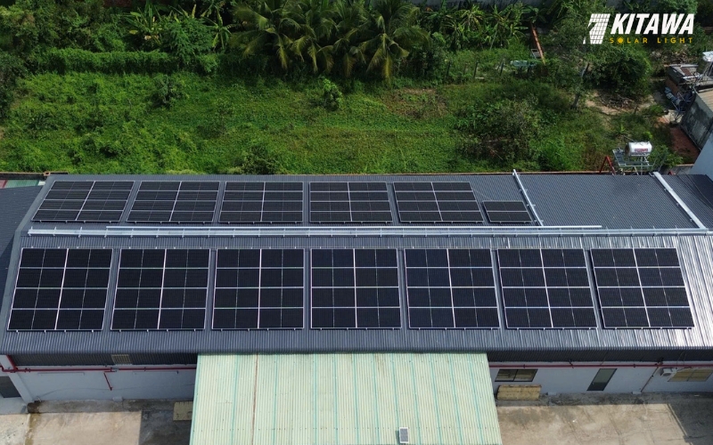 Lắp điện mặt trời hòa lưới 60kW ở Cà Mau