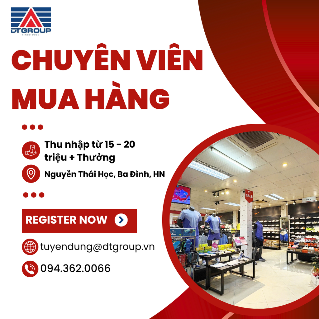 07/2025 - Chuyên viên Mua hàng