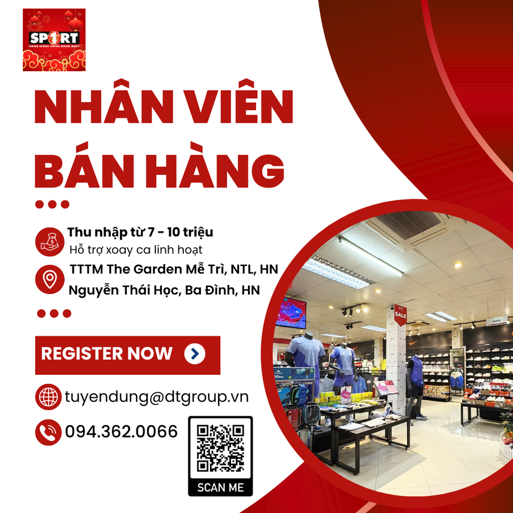 07/2025 - Nhân viên Bán hàng
