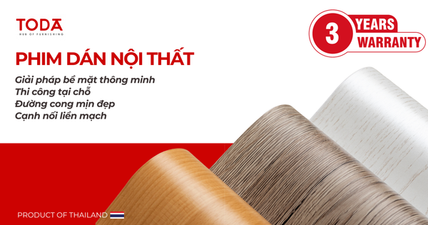 Ứng Dụng Phim Dán Nội Thất TODA Decor: Làm Mới Không Gian Sống Dễ Dàng và Tiết Kiệm