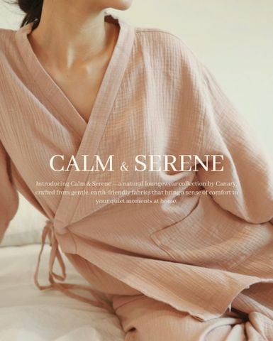 NATURAL LOUNGEWEAR – TRANG PHỤC MẶC NHÀ CAO CẤP TỪ CANARY