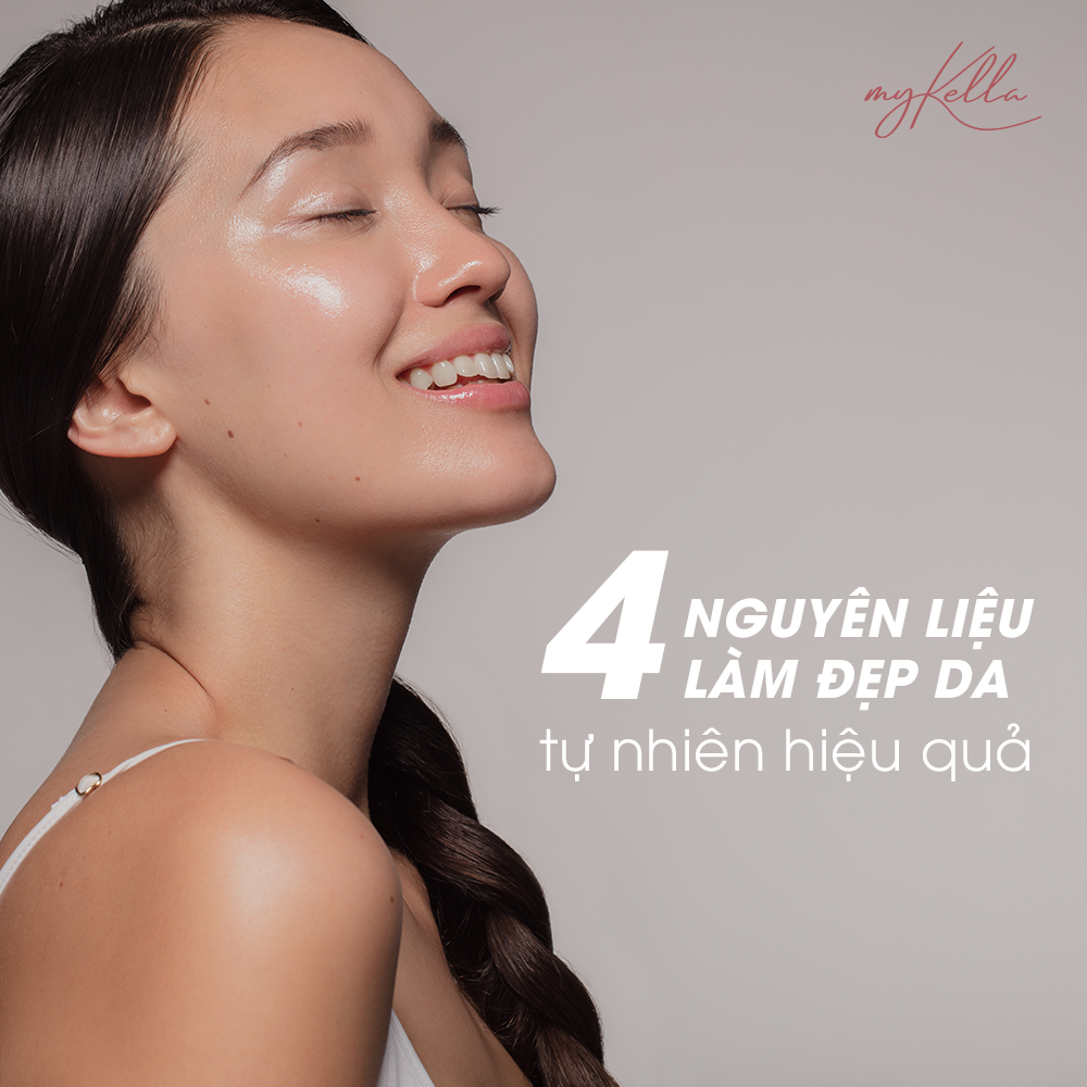 4 NGUYÊN LIỆU LÀM ĐẸP DA MẶT TỪ THIÊN NHIÊN HIỆU QUẢ