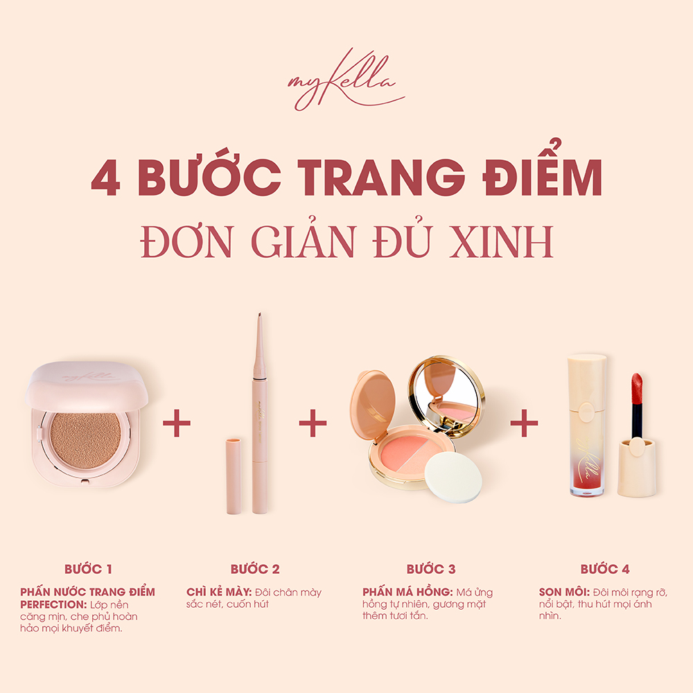 Cách trang điểm ‘thần tốc” chỉ 4 bước cho cô nàng hiện đại
