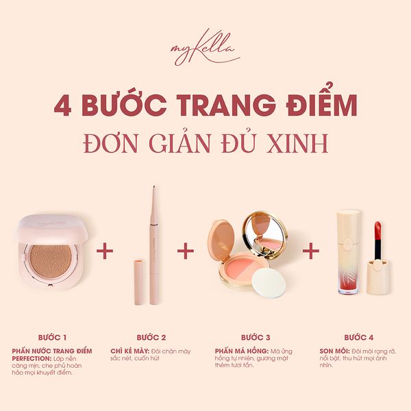Cách trang điểm ‘thần tốc” chỉ 4 bước cho cô nàng hiện đại