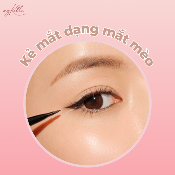 Những ai yêu thích sự cá tính, hút mắt nhìn không nên bỏ qua kiểu kẻ mắt mèo.