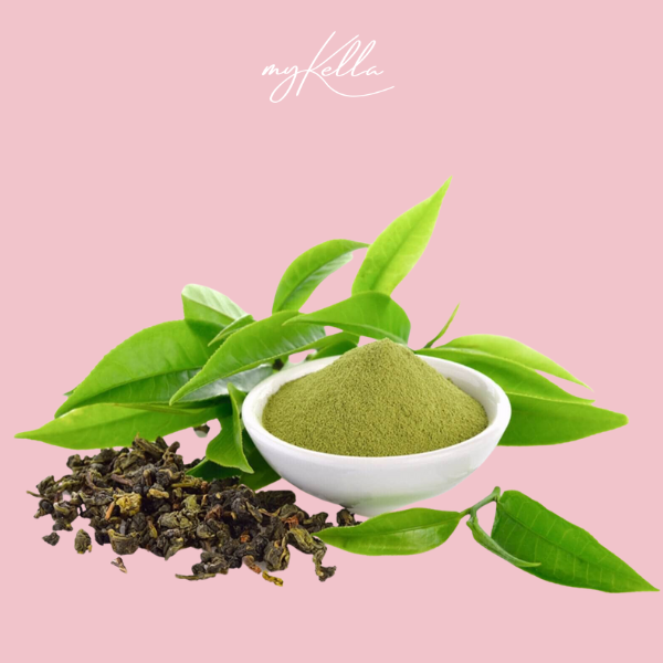 Nàng làm đẹp bằng bột trà xanh