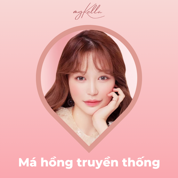 Kiểu má hồng truyền thống