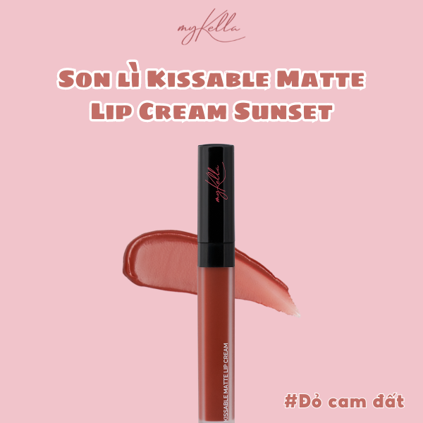 Son lì đỏ cam đất myKella