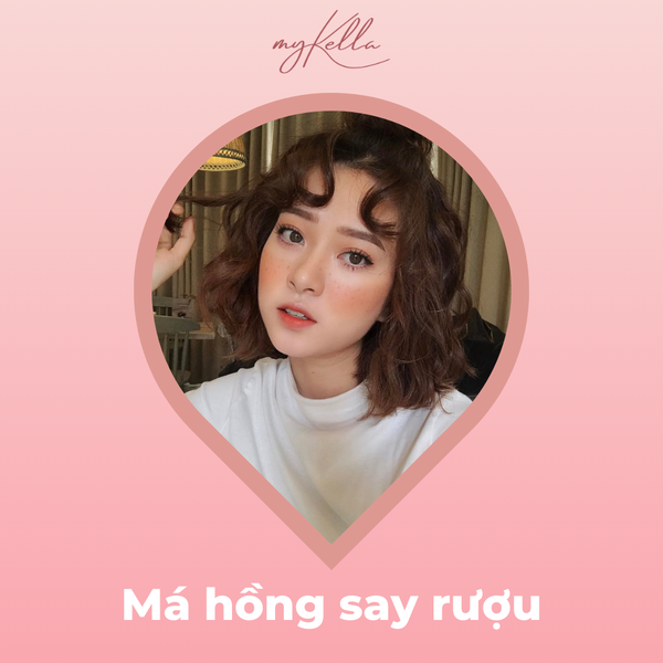 Kiểu má hồng “say rượu”