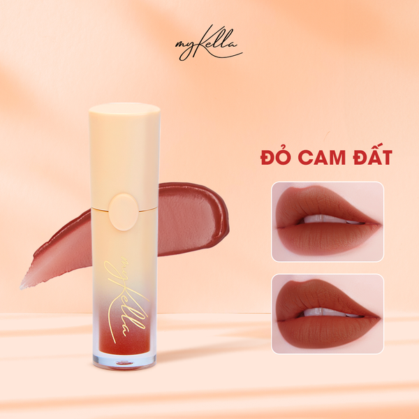 Son lì đỏ cam đất