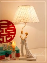 đèn ngủ, đèn trang trí lãng mạn phong cách Châu Âu - Quà Cưới Xinh
