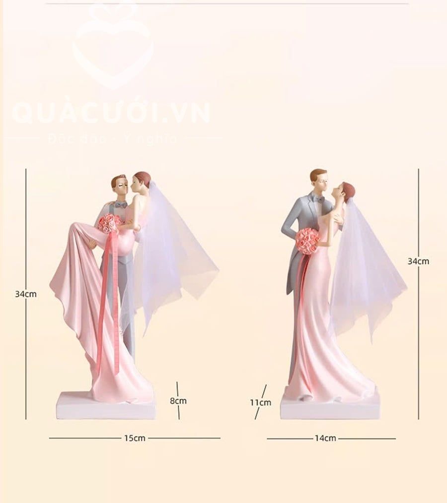 tượng cô dâu chú rể - quà cưới sang trọng