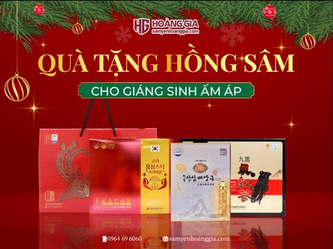 QUÀ TẶNG HỒNG SÂM - CHO GIÁNG SINH ẤM ÁP