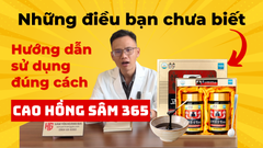 Hướng dẫn sử dụng Cách Dùng Cao Hồng Sâm 365 Hàn Quốc Như Thế Nào