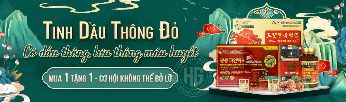 Tinh Dầu Thông Đỏ Hàn Quốc