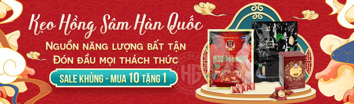 Kẹo Hồng Sâm Hàn Quốc
