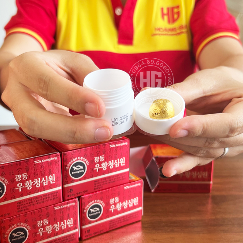 An cung ngưu tổ kén Kwangdong Hàn Quốc hộp 10 viên hoàn