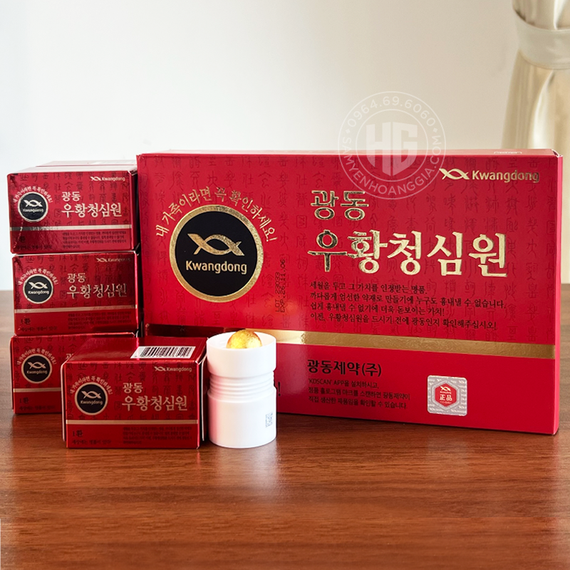 An cung ngưu tổ kén Kwangdong Hàn Quốc hộp 10 viên hoàn