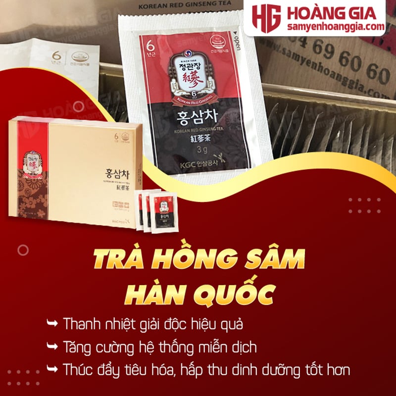 TRÀ HỒNG SÂM HÀN QUỐC