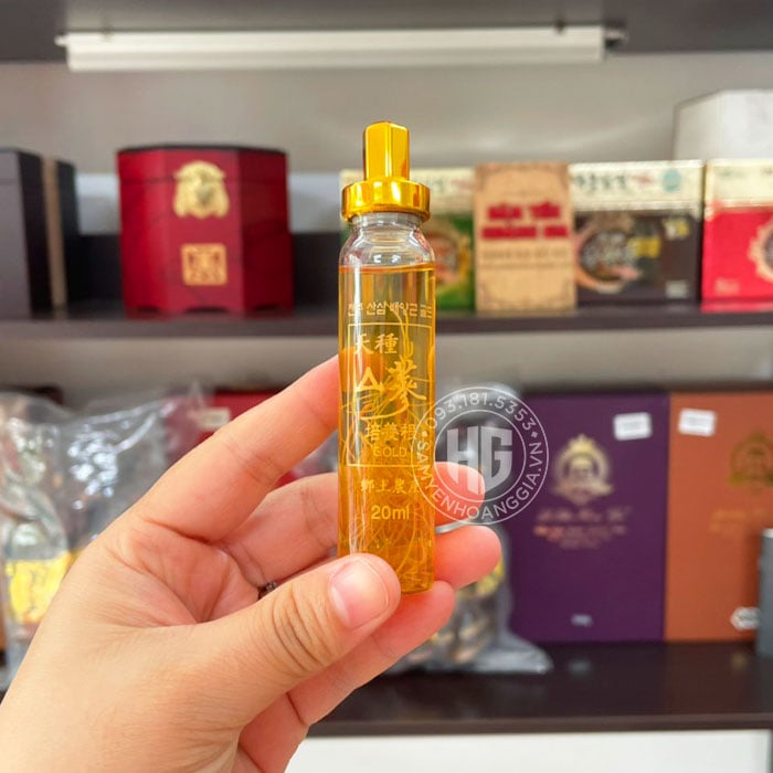 Nước Hồng Sâm Núi Cheon Jong Tissue Hàn Quốc Hộp 30 Ống x 20ml sâm yến hoàng gia