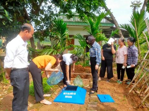 Biến rác thải hữu cơ thành phân bón, nhất cử lưỡng tiện