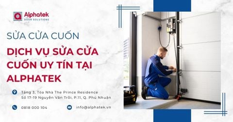 Dịch vụ sửa cửa cuốn uy tín tại Alphatek