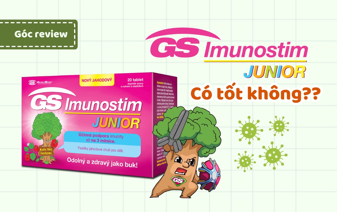 GS imunostim Junior có tốt không? Cách dùng thế nào?
