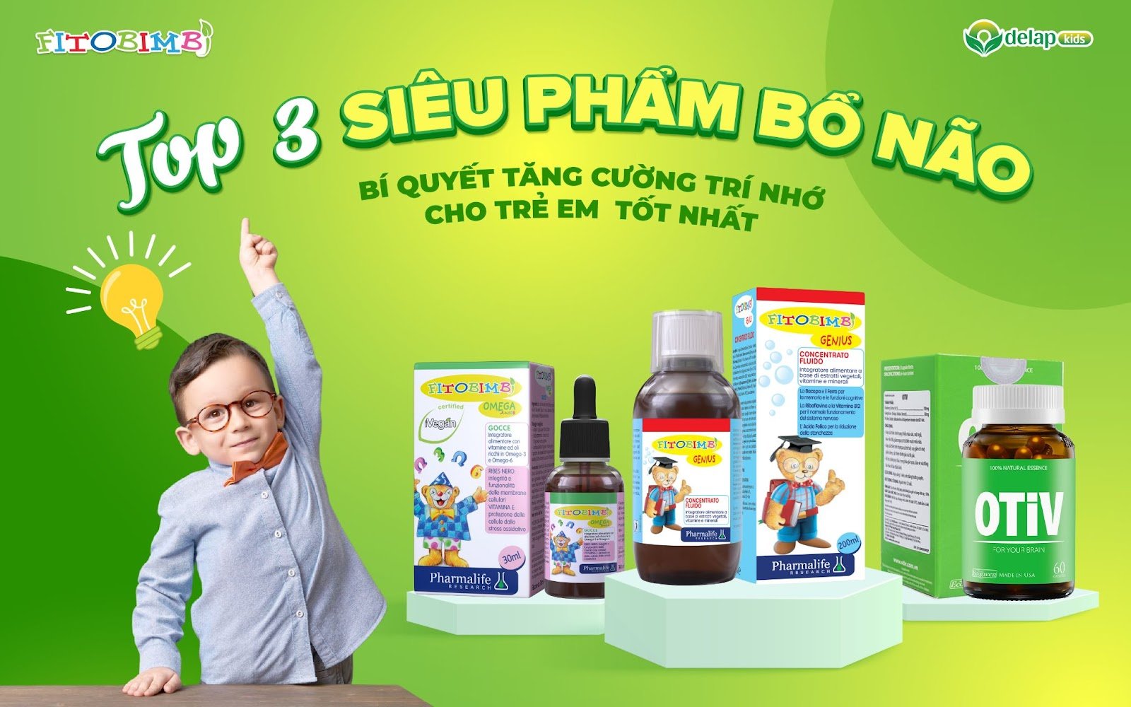 Top 3 Siêu Phẩm Bổ Não: Bí Quyết Tăng Cường Trí Nhớ Cho Trẻ Em tốt nhất