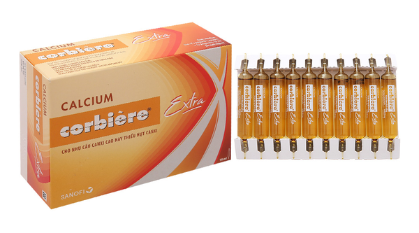 Canxi Corbiere đóng gói dạng ống thủy tinh