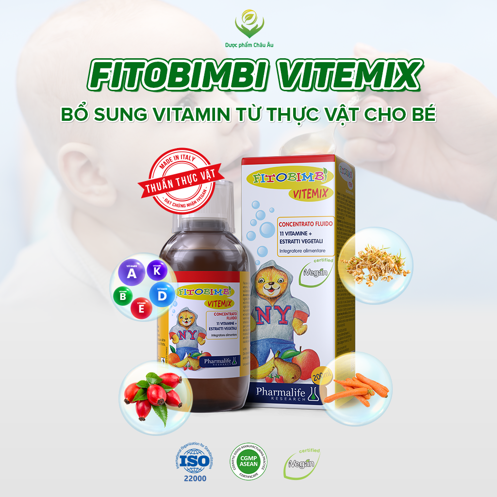 Fitobimbi Vitemix - Vitamin tổng hợp cho bé