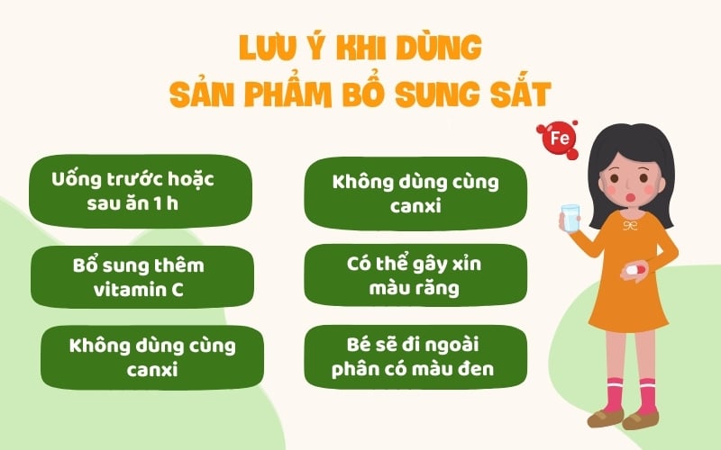 Khi nào thì nên bổ sung sắt cho bé