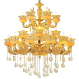 Đèn chùm tân cổ điển cá chép hóa rồng - Biểu tượng của tài lộc, may mắn cho gia chủ