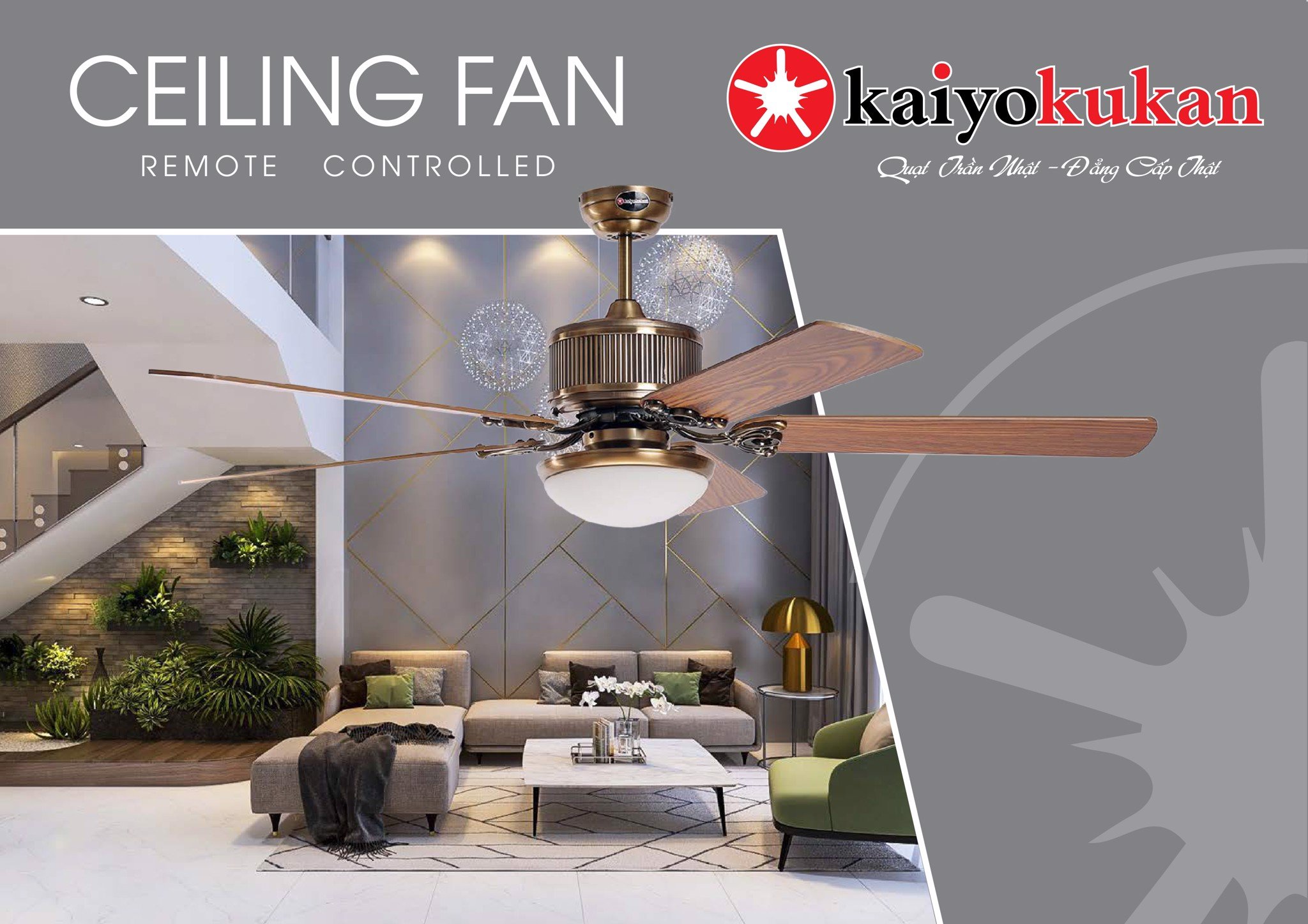 QUẠT TRẦN NHẬT BẢN KAIYOKUKAN