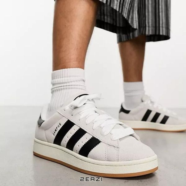 Giày Adidas Campus 00s Crystal White Grey GY0042 Màu Trắng