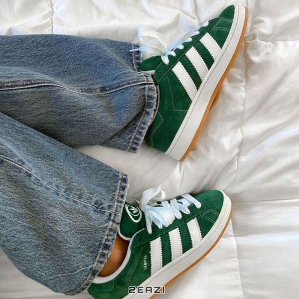 Giày Adidas Women's Original Campus 00s HO3472 Dark Green Màu Xanh Lá