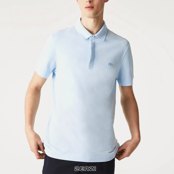 Áo Lacoste Men's Smart Paris Stretch Cotton Piqué Polo Shirt PH5522 Màu Xanh