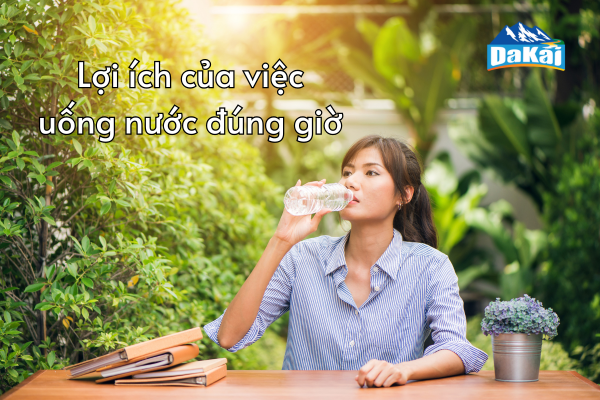 Lợi ích của việc uống nước đúng giờ