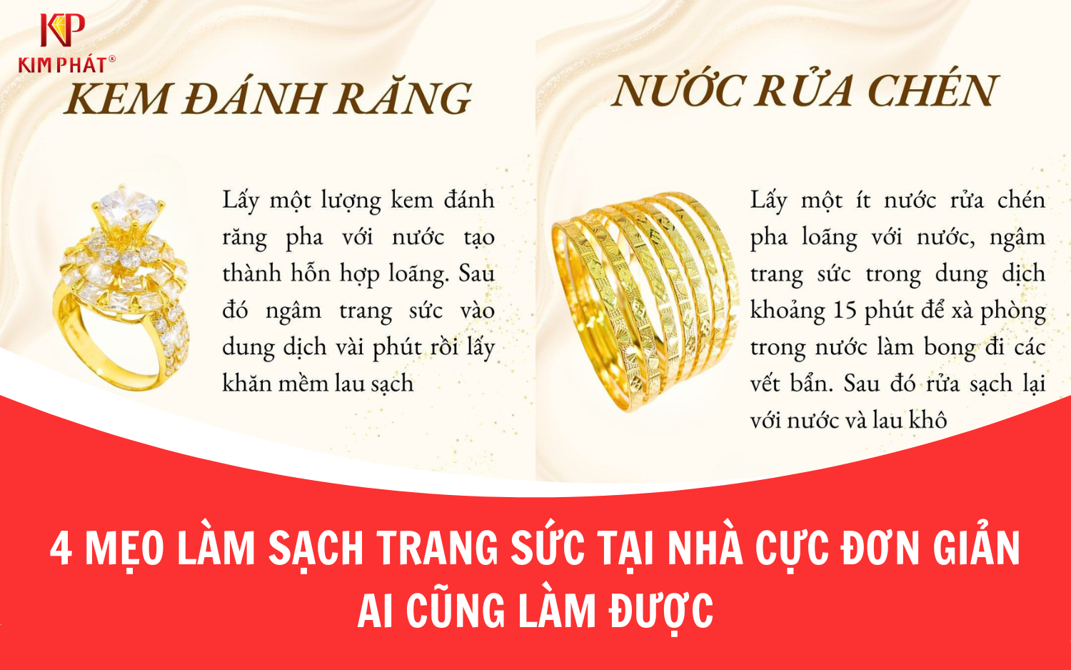 4 Mẹo Làm Sạch Trang Sức Tại Nhà Cực Đơn Giản Ai Cũng Làm Được