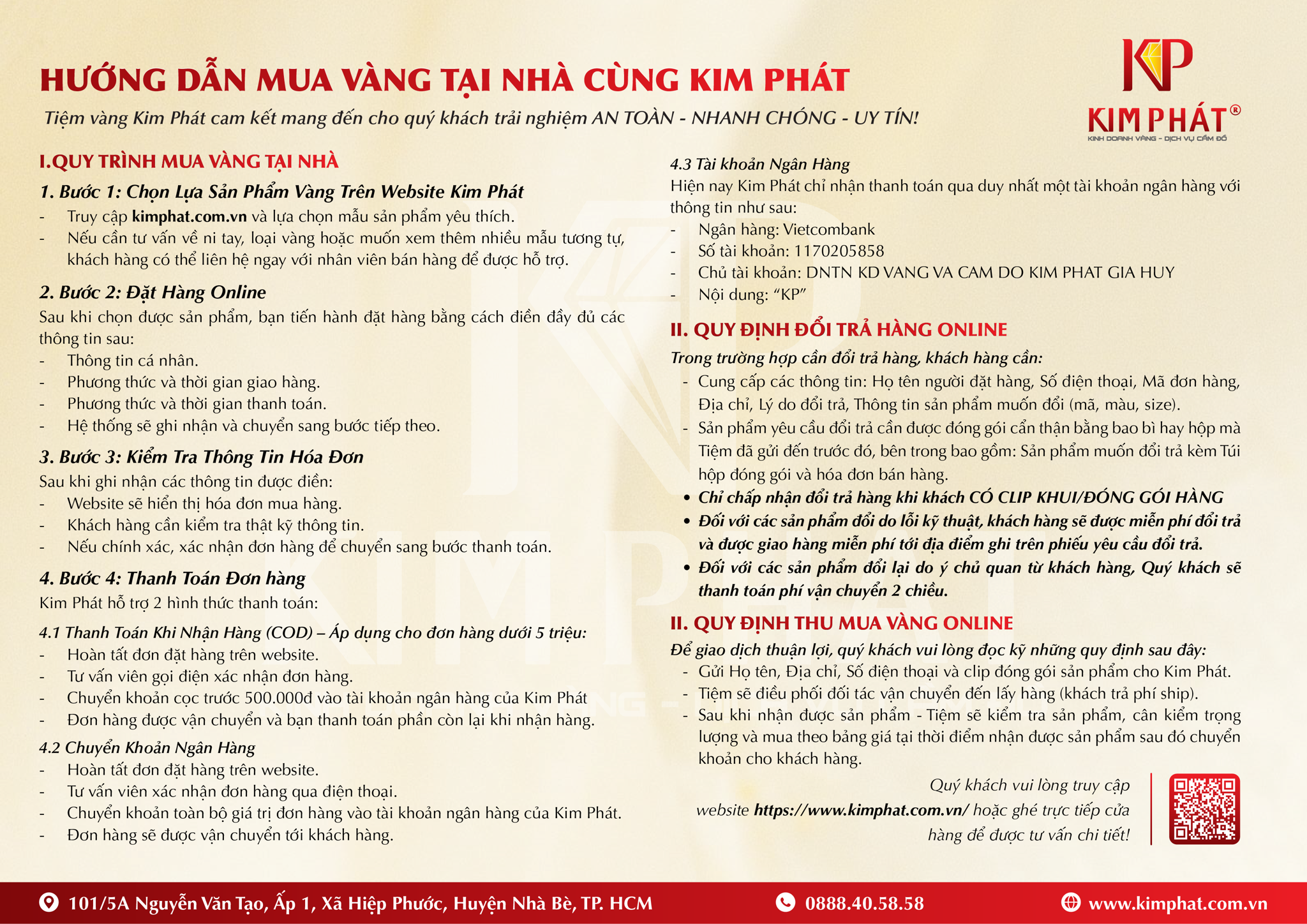 Hướng Dẫn Mua Vàng Tại Nhà Cùng Kim Phát