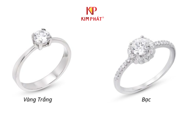 Phân biệt vàng trắng và bạc