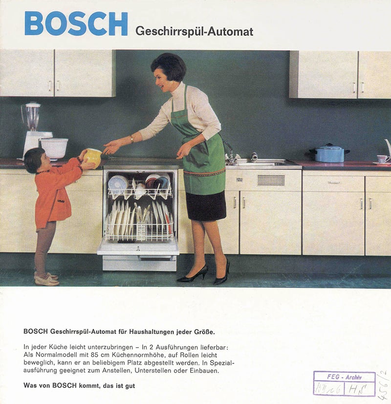 Lịch sử ra đời của máy rửa bát Bosch bạn nên biết