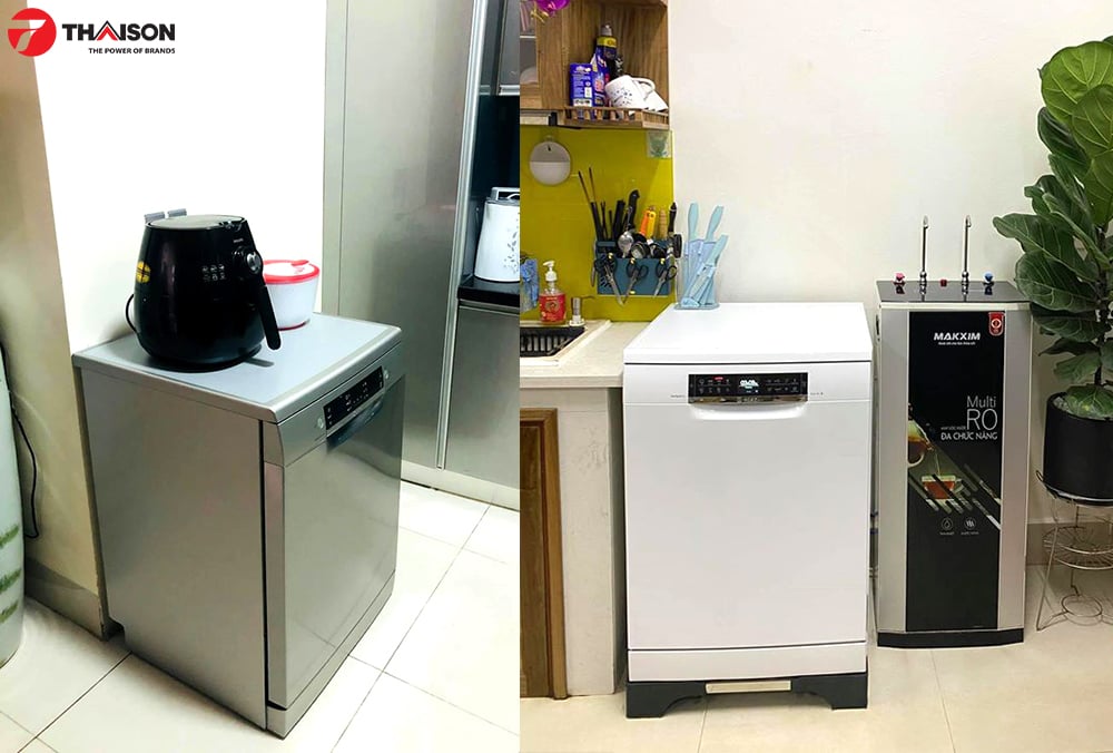 So sánh máy rửa bát độc lập Bosch SMS68MI04E và SMS68TW06E Serie 6