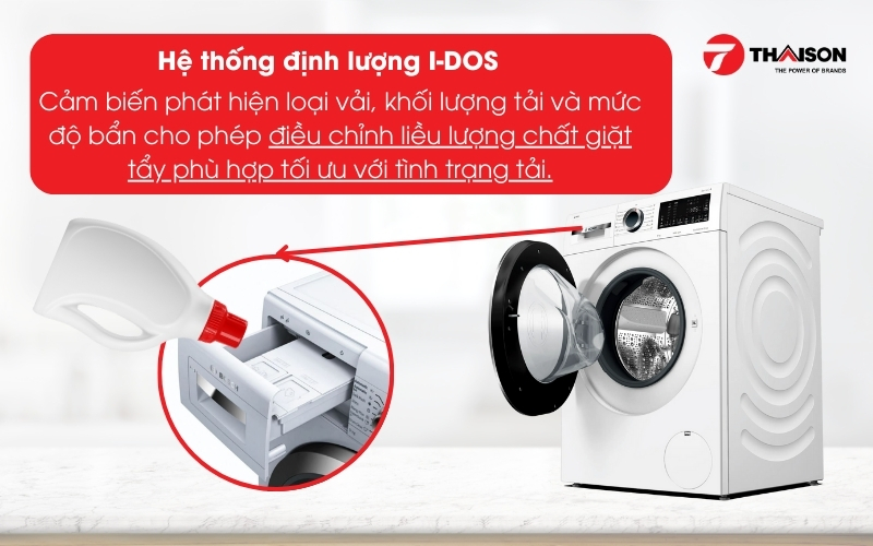 Lợi ích của máy giặt Bosch công nghệ I-DOS