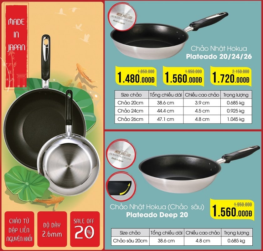 Dưới 2 triệu nên mua chảo 