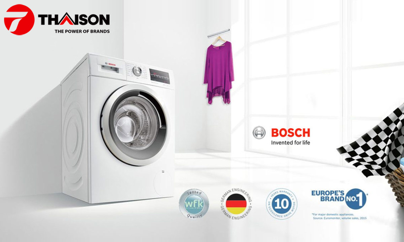 Các chương trình giặt của máy giặt Bosch
