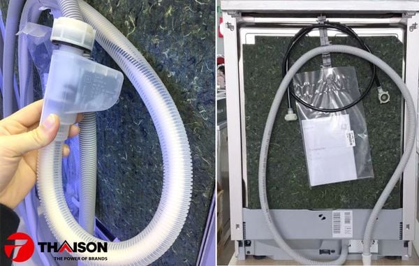 Máy rửa chén không thoát nước? Xem lại cách lắp đặt