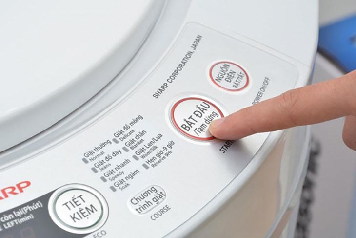 Tắt máy giặt khi đang giặt, sấy có sao không?
