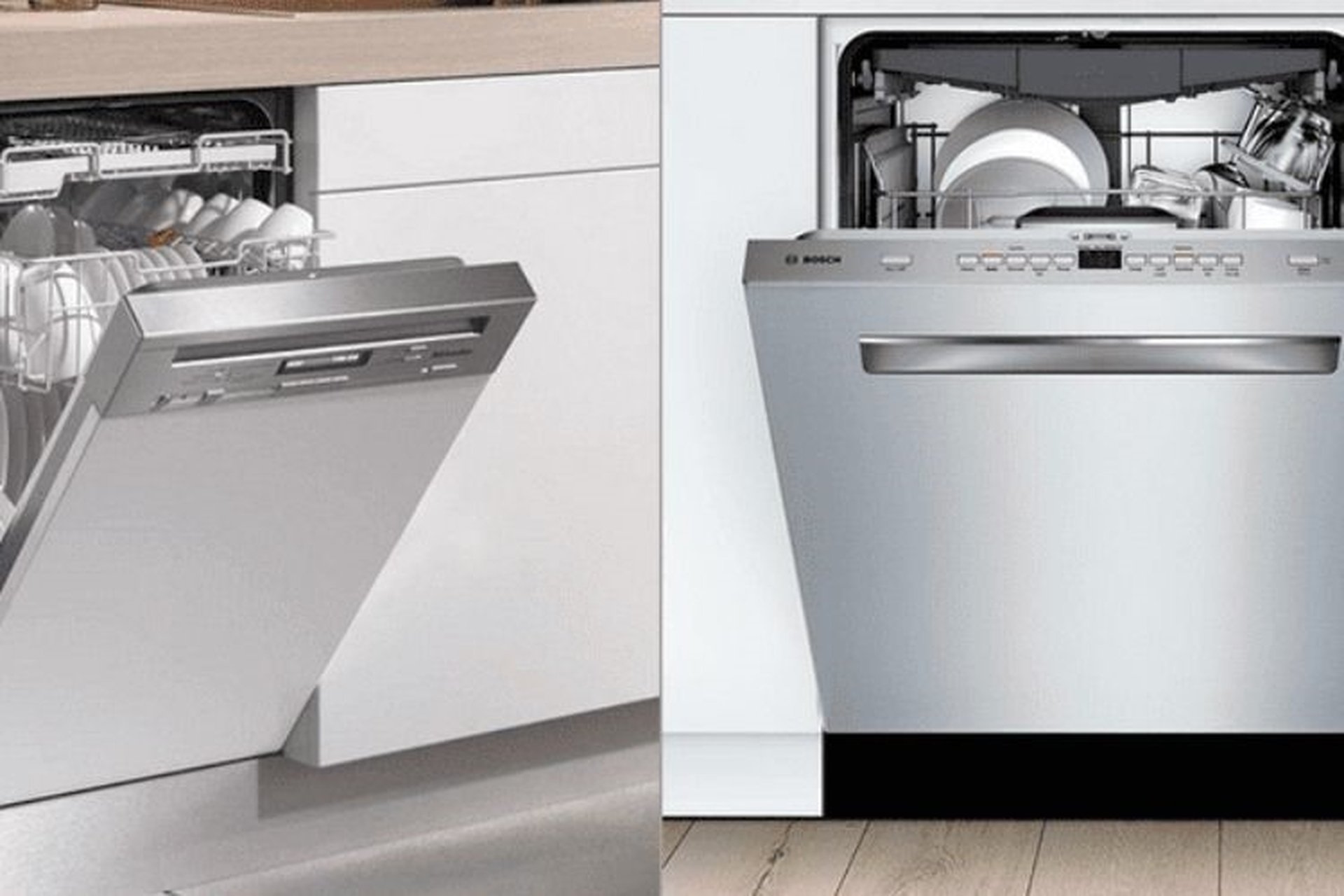 So sánh máy giặt bosch và milele